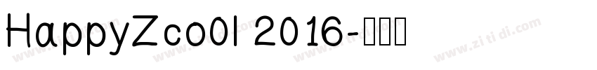 HappyZco0l 2016字体转换